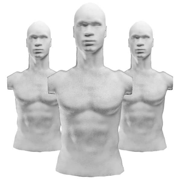 Rubber Dummie Bodies Only - Triple Pack